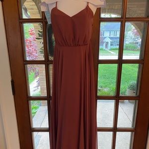 Revelry Kaia Dress in Rosewood